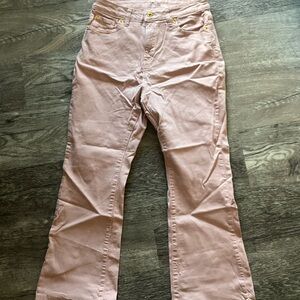 INC International Concepts Light Pink Flare Jeans